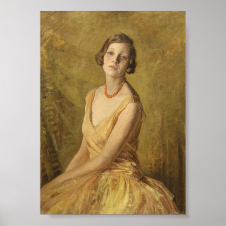 Póster Golden Serenity Poster