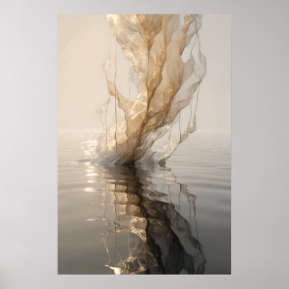 Póster Golden Silence