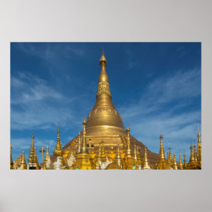 Póster Golden Stupa Temple