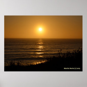 Póster Golden Sunset V
