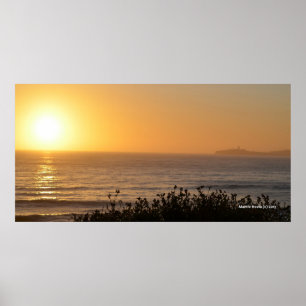 Póster Golden Sunset VI - Poster