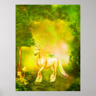 Póster Golden Unicorn