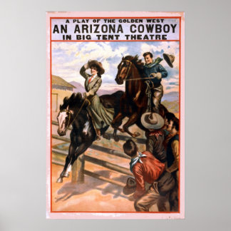 Póster Golden West Cowboy Theater