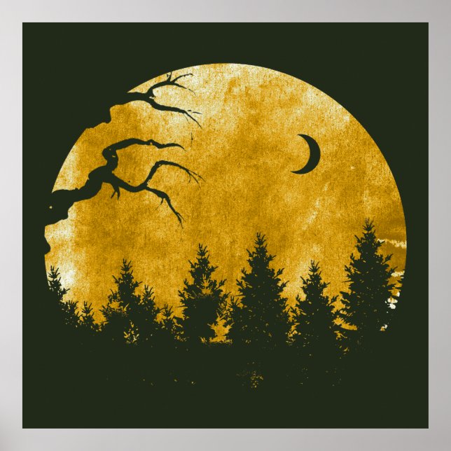 Póster Golden Woods (Frente)