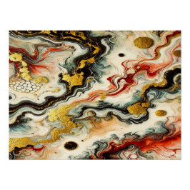 Póster Goldene Flüsse 