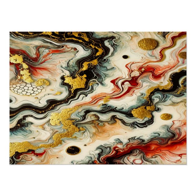 Póster Goldene Flüsse  (Anverso)