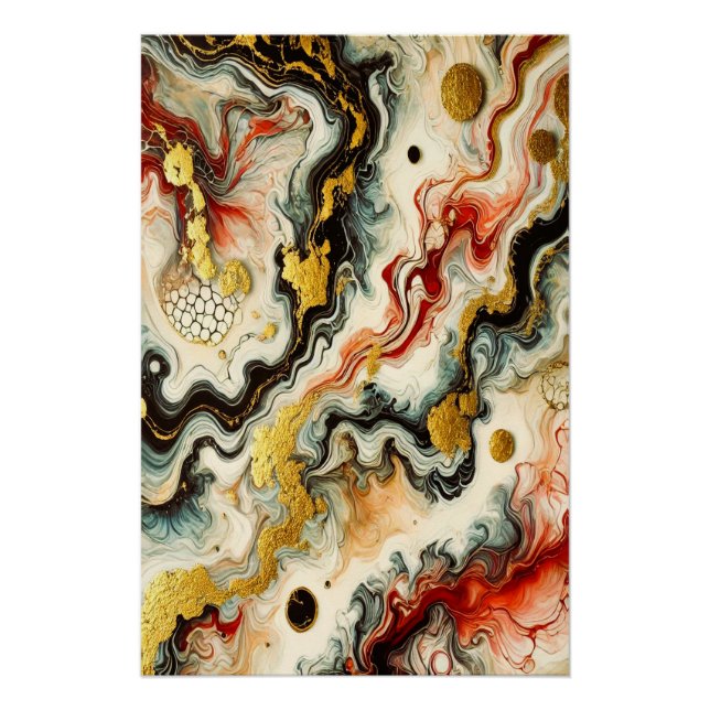 Póster Goldene Flüsse  (Anverso)