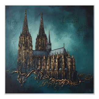 Póster Goldenes Echo des Doms