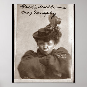 Póster Goldie Williams Mugshot