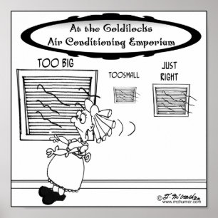 Póster Goldilocks Air Conditioning Emporium
