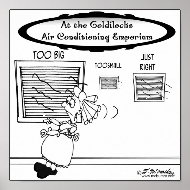 Póster Goldilocks Air Conditioning Emporium (Frente)