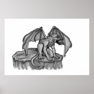 Póster Golem Gargoyle