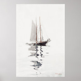 Póster Goleta de dos mástiles con Dory | Winslow Homer