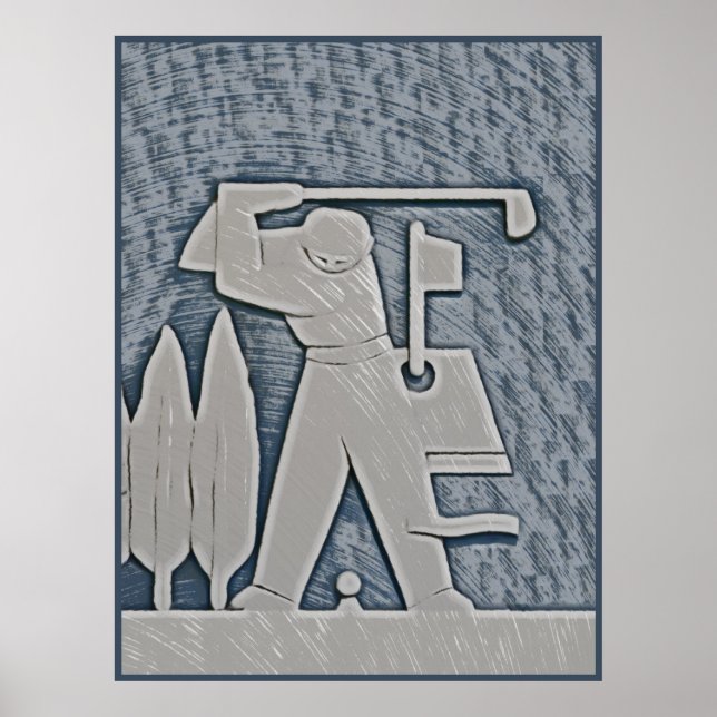 Póster Golf (Frente)