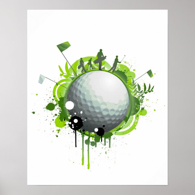 Póster Golf (Frente)