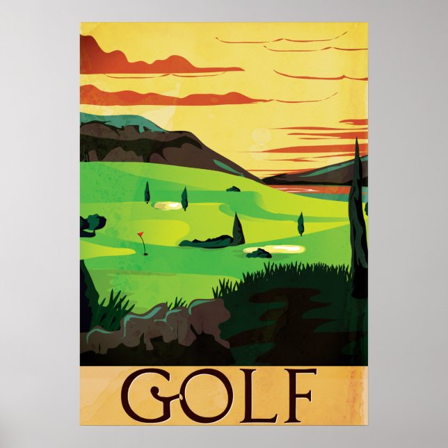 Póster Golf (Frente)