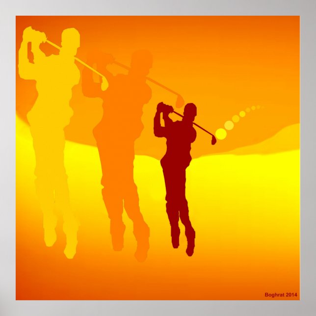 Póster Golf (Frente)