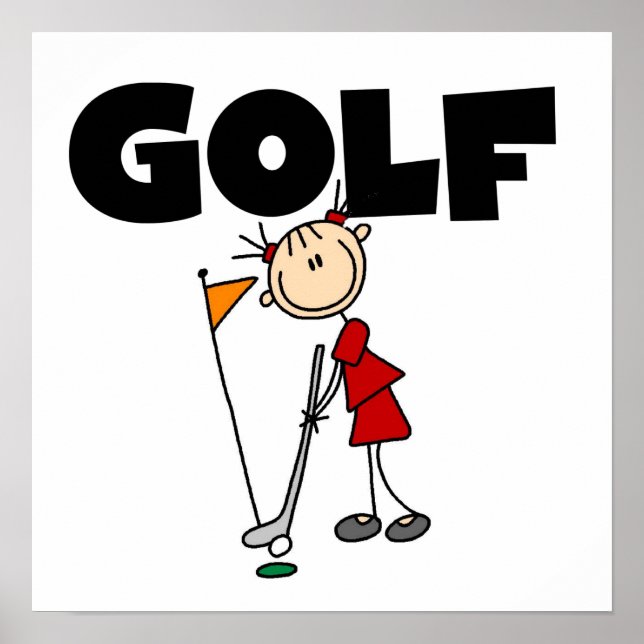 Póster GOLF chicas (Frente)