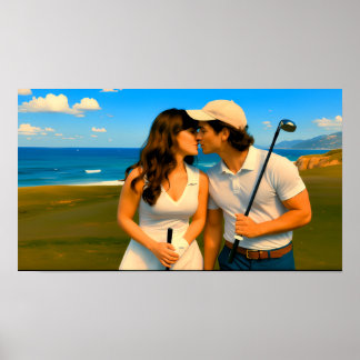 Póster Golf Course Kisss