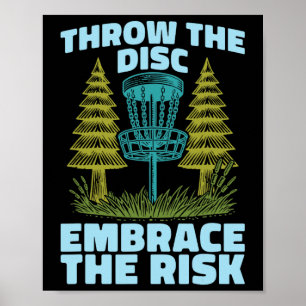 Póster Golf de Disco Deporte al Aire Libre - Golf de Disc