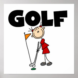 Póster GOLF de los chicas