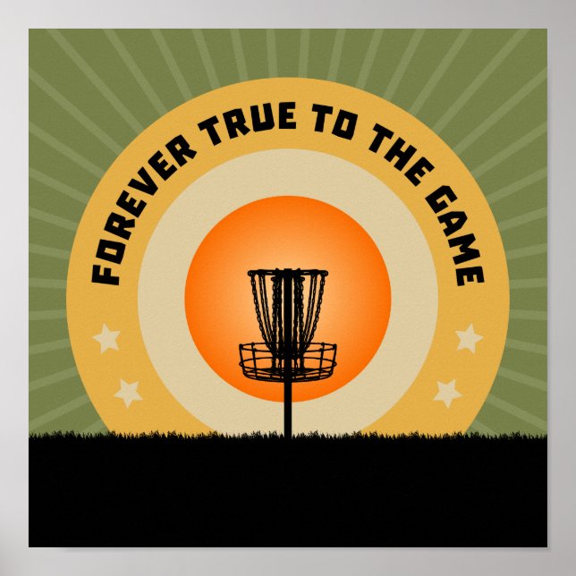 Póster Golf en disco (Frente)
