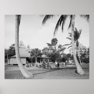 Póster Golf en Palm Beach, 1904