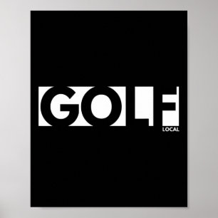 Póster Golf  habilidades de golf
