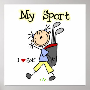 Póster Golf mi deporte