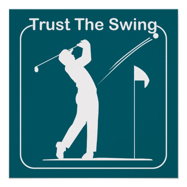 Póster golf player (Anverso)