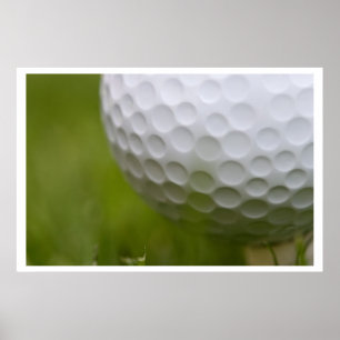 Póster golf que dice