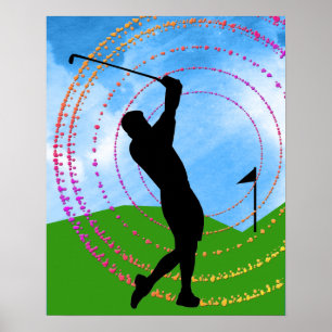Póster Golf Swing