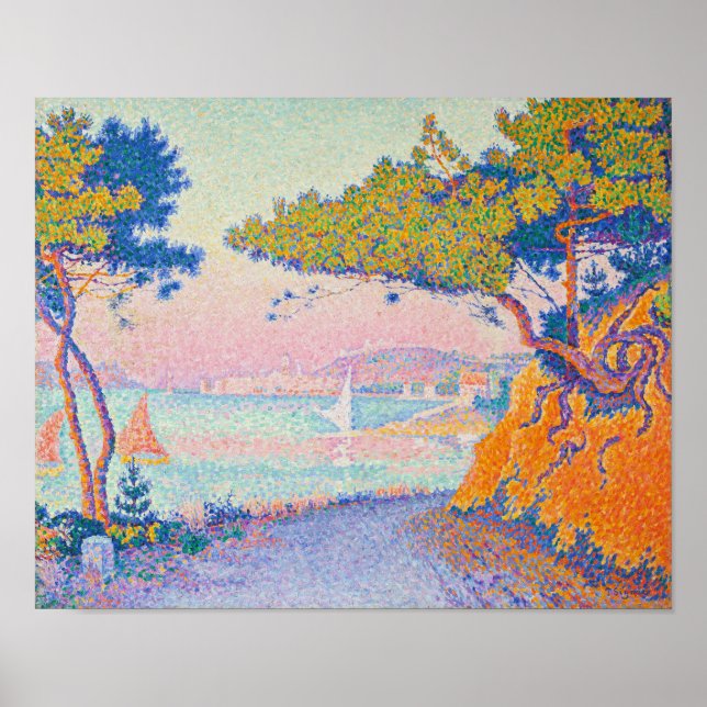 Póster Golfe Juan | Paul Signac | (Frente)