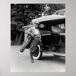 Póster Golfing Senator, 1920s