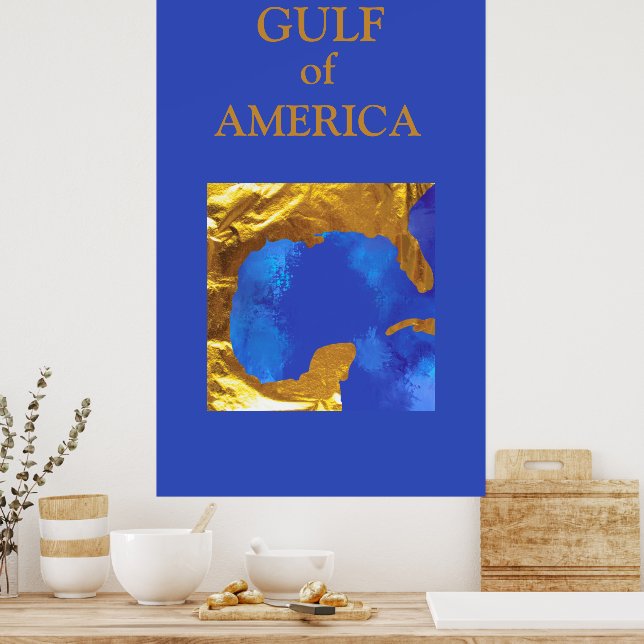 PÓSTER GOLFO DE AMÉRICA (Cocina)