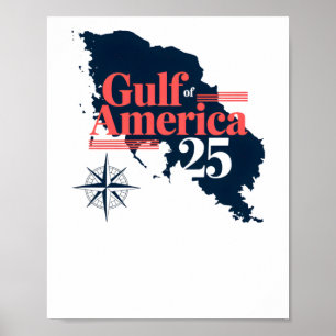 Póster Golfo De América Donald Trump 2025