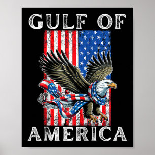 Póster Golfo De Estados Unidos América México Golfo De Mé