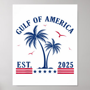 Póster Golfo De Estados Unidos, Estados Unidos Retro Golf