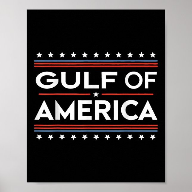 Póster Golfo De Los Estados Unidos De América (Frente)