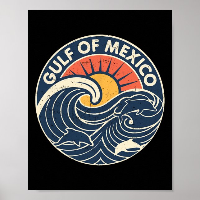 Póster Golfo De México (Frente)