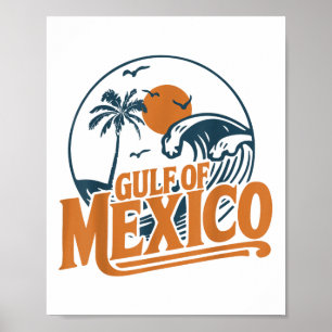 Póster Golfo De México Camisas Golfo De Estados Unidos Am