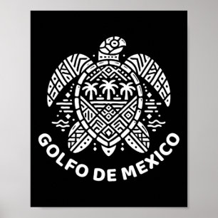 Póster Golfo De México Viva México Golfo De México Souven