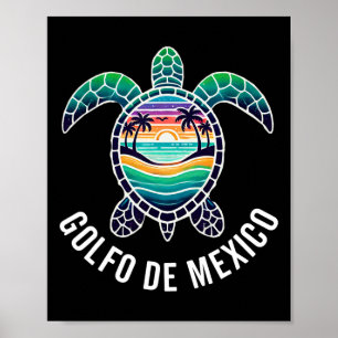 Póster Golfo De México Viva México Golfo De México Souven