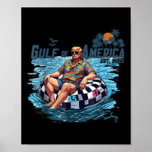 Póster Golfo De Vintage Retro De Eeuu América 2025