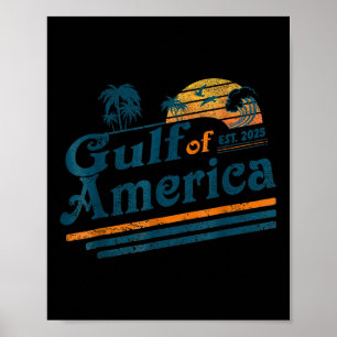 Póster Golfo De Vintage Retro De Estados Unidos 2025