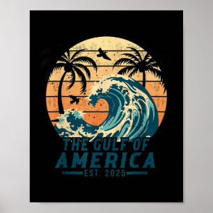 Póster Golfo De Vintage Retro De Estados Unidos 2025