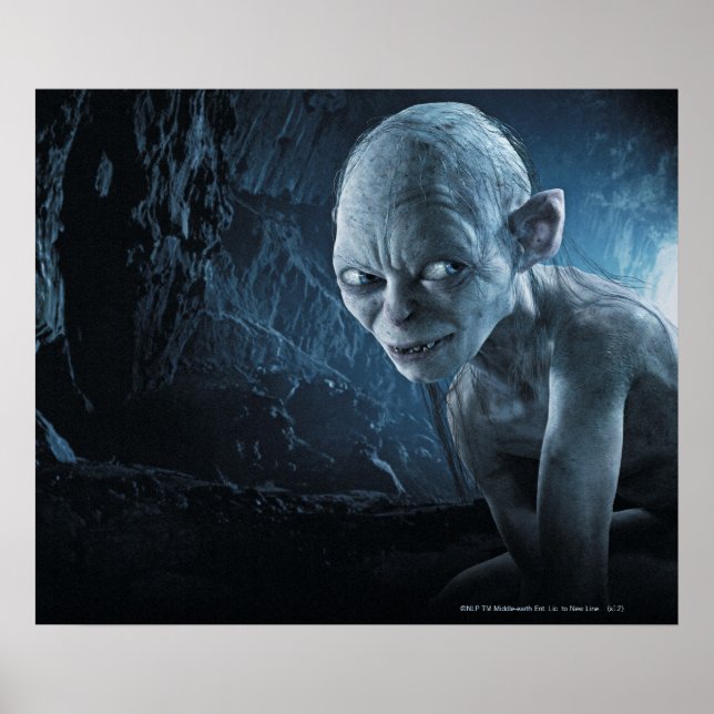 Póster GOLLUM™ en cueva (Frente)