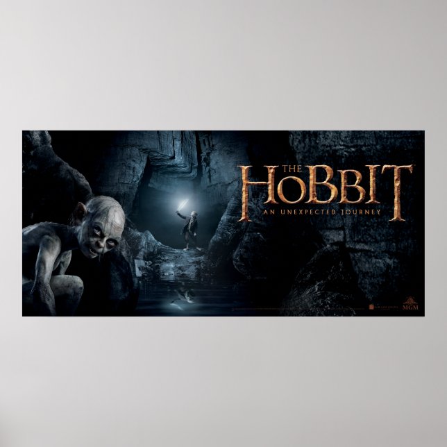 Póster GOLLUM™ y BILBO BAGGINS™ (Frente)