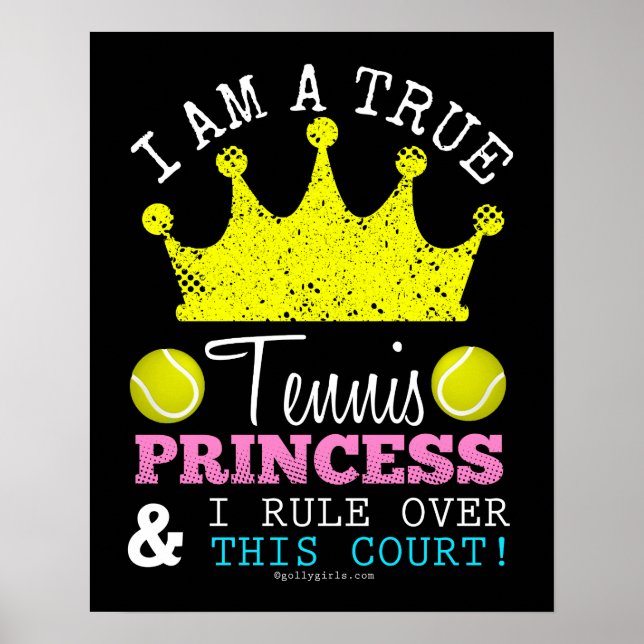 Póster Golly Chicas: Princesa de Tenis decide sobre esta  (Frente)