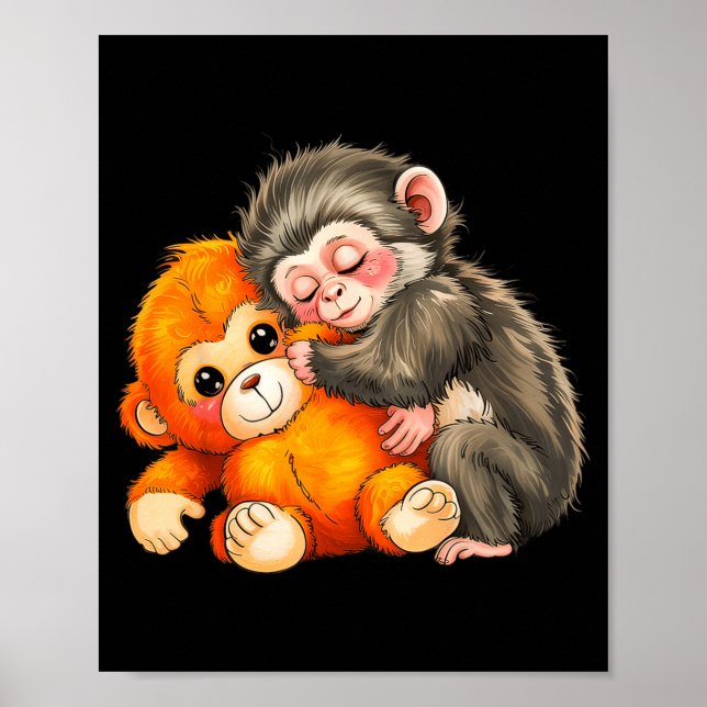Póster Golpe de monito bebé  (Frente)